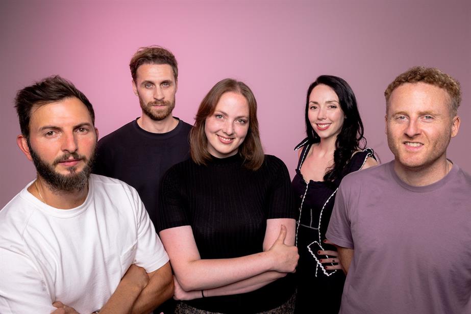 A group image of William Cottam, James Crosby, Sarsha Drakeford,  Zoë Doyle and Ben Polkinghorne