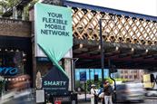 Smarty unveils flexible billboard at London Waterloo station