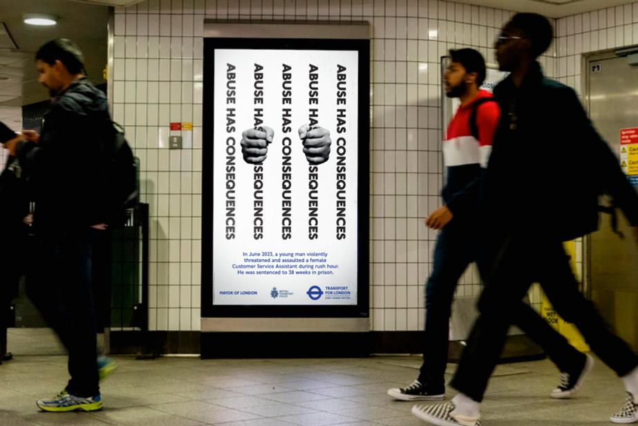 TfL "Abuse has consequences" campaign