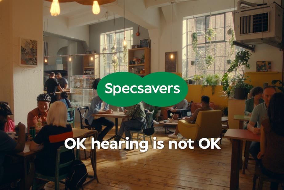 Specsavers campaign “Ok hearing is not ok"