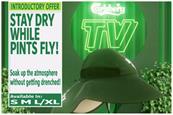 Carlsberg creates beer-proof hats to cope with 'flying pints' during Euros