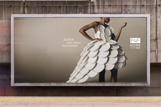 Tesco F&F "Fashion now does homeware" by Bartle Bogle Hegarty London