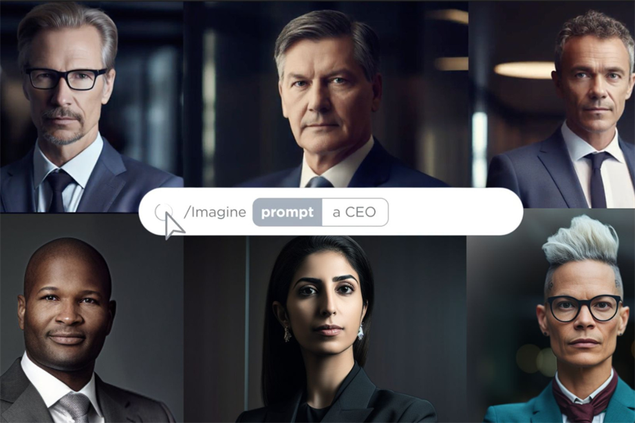 Gen AI images of CEOs by Bias Breaker